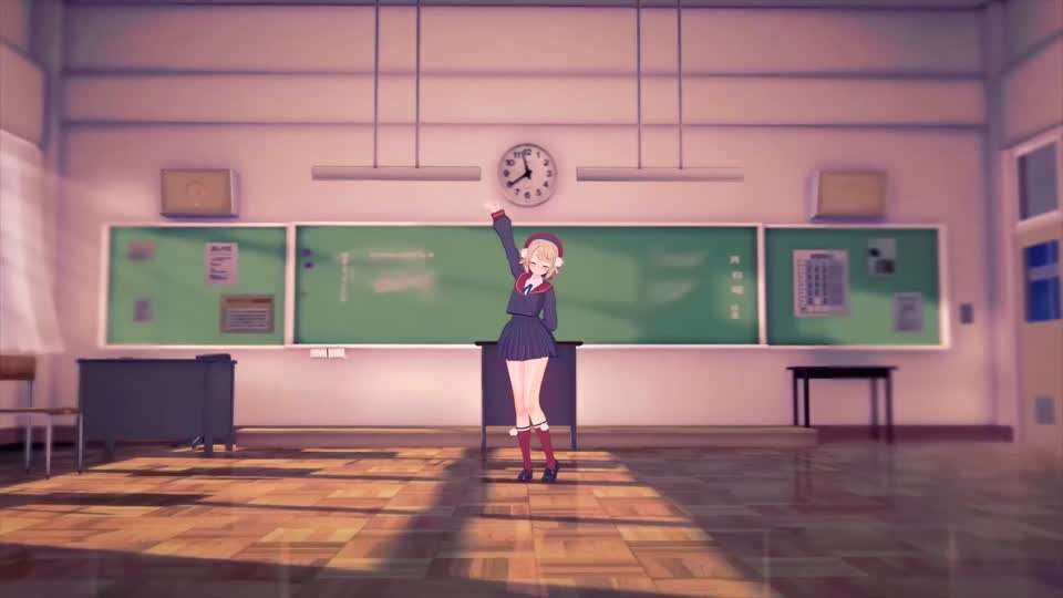 MMD 可爱女孩舞啪×多角色纯舞3D