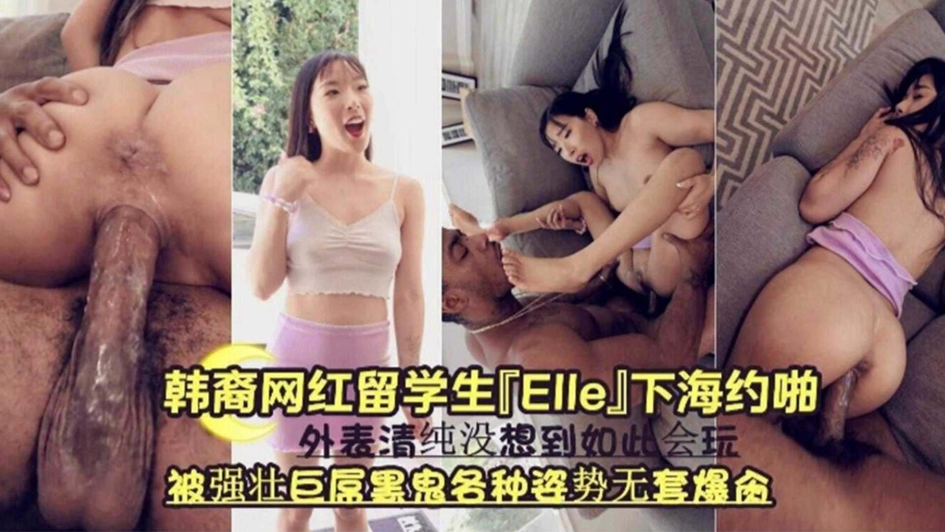 韩国网红留学生下海约炮大屌黑人被巨屌黑鬼各种姿势无套爆操